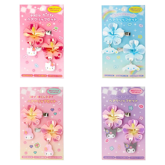 Sanrio Hair Clip Set (Tokimeki Heisei Kogal)