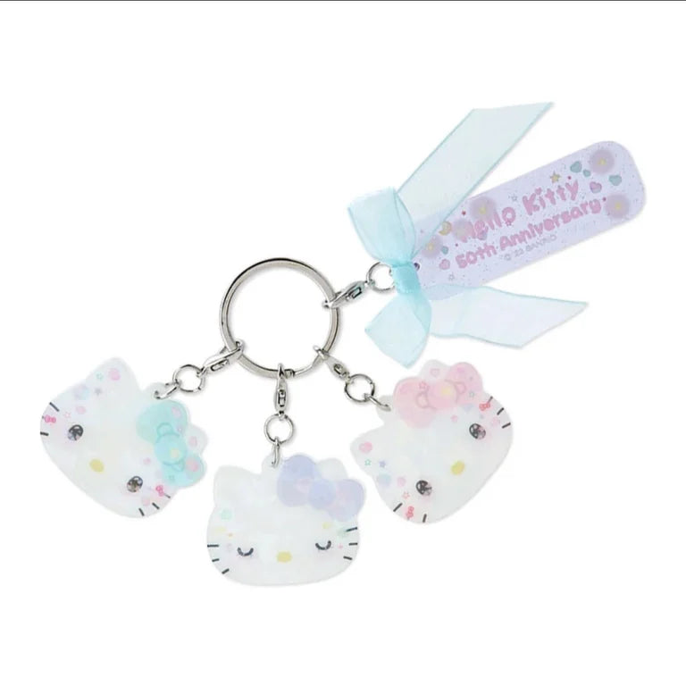 Sanrio Hello Kitty  Acrylic key chain (Hello Kitty 50th Anniversary)