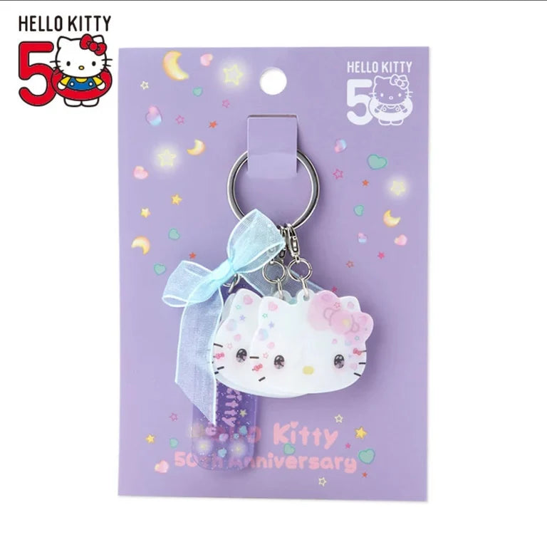 Sanrio Hello Kitty  Acrylic key chain (Hello Kitty 50th Anniversary)