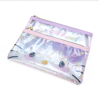 Sanrio Hello Kitty  Flat Pouch (Hello Kitty 50th Anniversary)