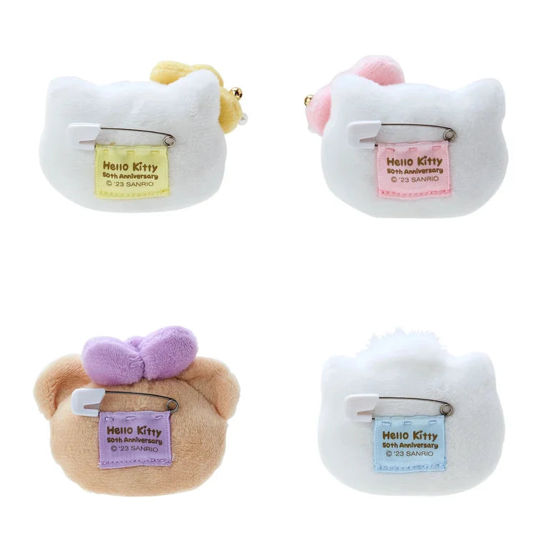 Sanrio Hello Kitty  Mascot Brooch (Hello Kitty 50th Anniversary)