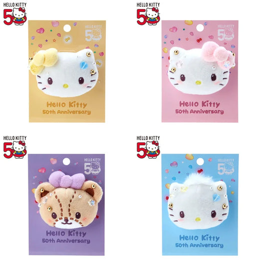 Sanrio Hello Kitty  Mascot Brooch (Hello Kitty 50th Anniversary)