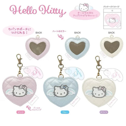Sanrio Hello Kitty Quilting Love Letter Heart Mirror  (Angel & Classic Series)
