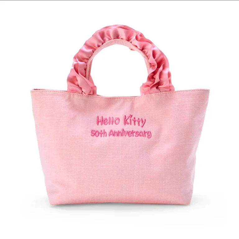 Sanrio Hello Kitty Sagara embroidery tote bag (Hello Kitty 50th anniversary)