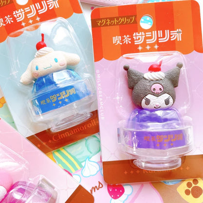 Sanrio Jelly-shaped clip with magnet (Cafe Edition 2)