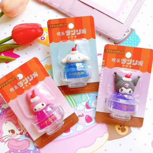 Sanrio Jelly-shaped clip with magnet (Cafe Edition 2)