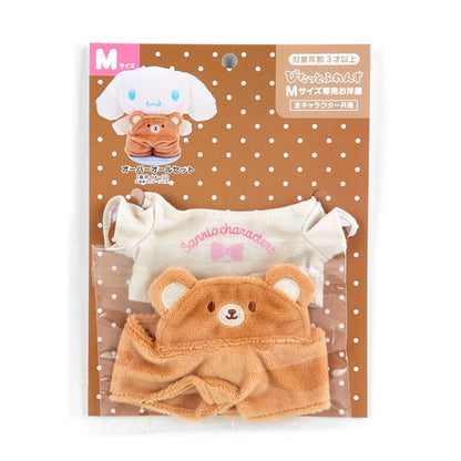 Sanrio Kisekae Clothes (M) Bear Motif Overalls (Pitatto Friends)