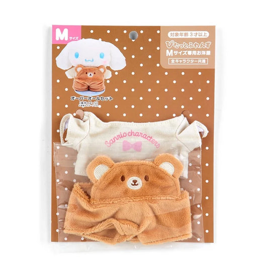 Sanrio Kisekae Clothes (M) Bear Motif Overalls (Pitatto Friends)