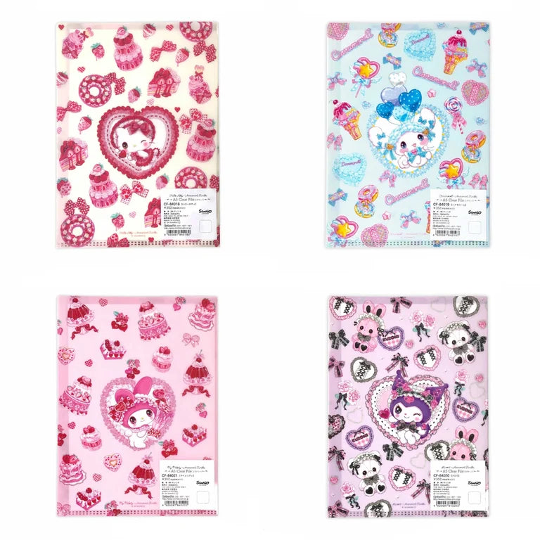 Sanrio Lolita Sweetheart A5 Clear File