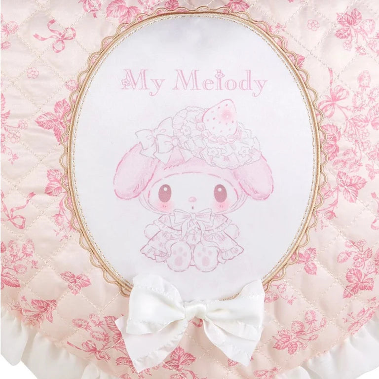 Sanrio My Melody Cushion (white strawberry tea time)