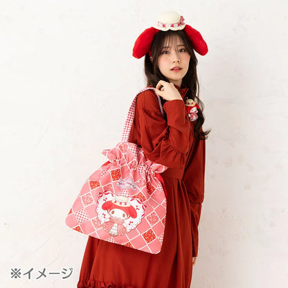 Sanrio My Melody Drawstring tote bag (Akamelo)