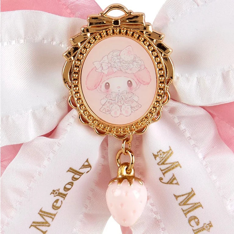 Sanrio My Melody  Hair clip (white strawberry tea time)