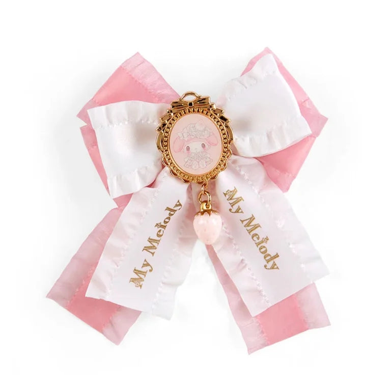 Sanrio My Melody  Hair clip (white strawberry tea time)