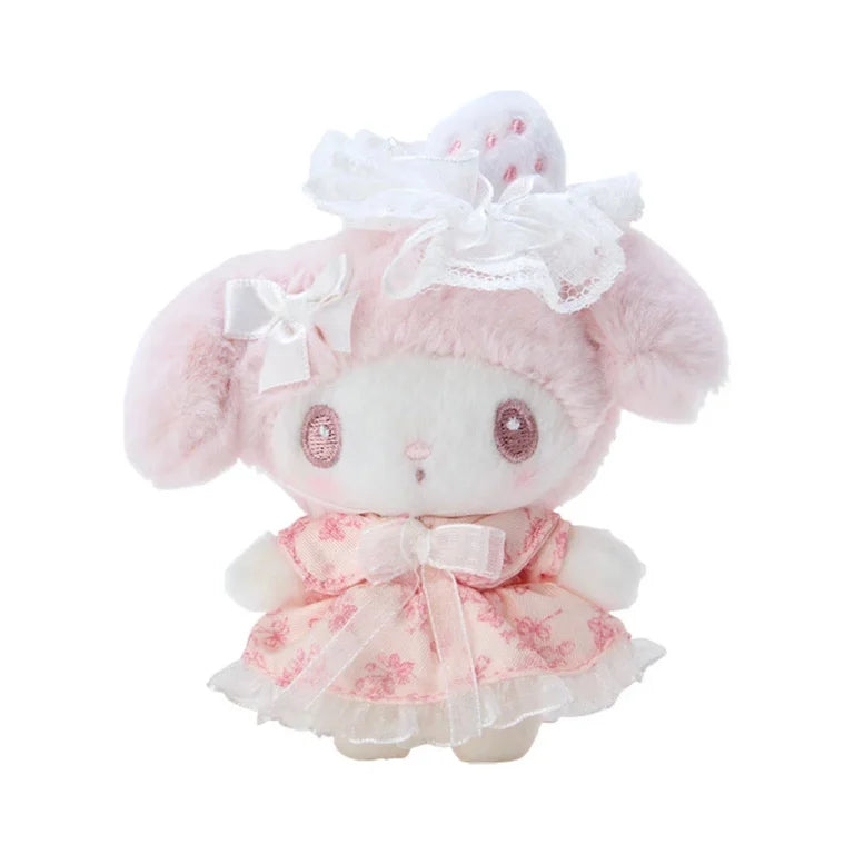 Sanrio My Melody  Mascot brooch (white strawberry tea time)