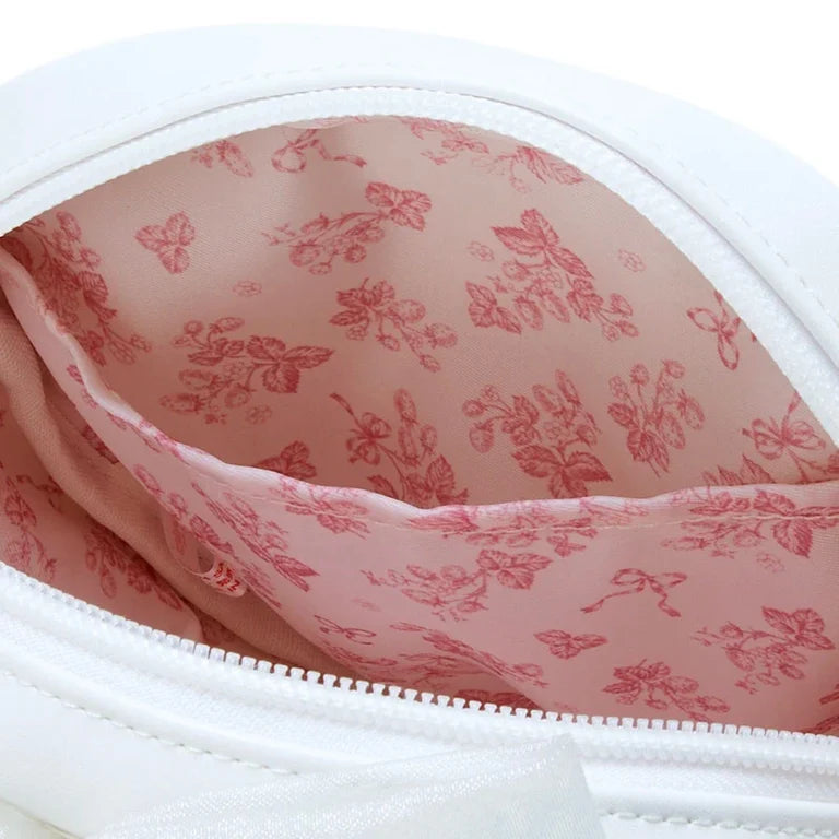 Sanrio My Melody Mini pochette Bag (white strawberry tea time)