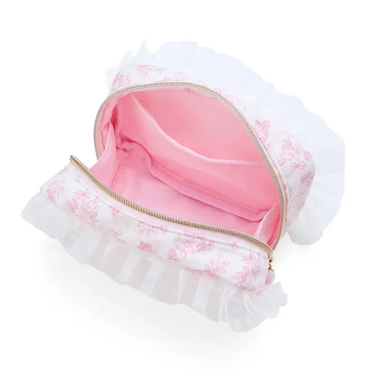 Sanrio My Melody Pouch (white strawberry tea time)
