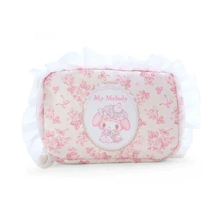 Sanrio My Melody Pouch (white strawberry tea time)