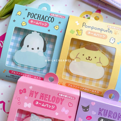 Sanrio Name Badge