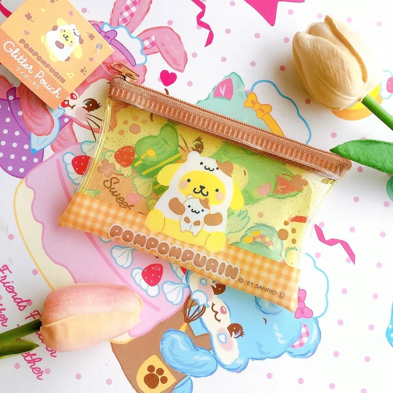 Sanrio glitter pouch