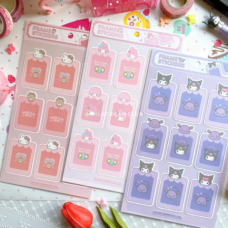 Sanrio Photo Frame Stickers