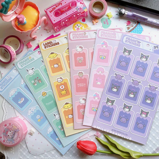 Sanrio Photo Frame Stickers
