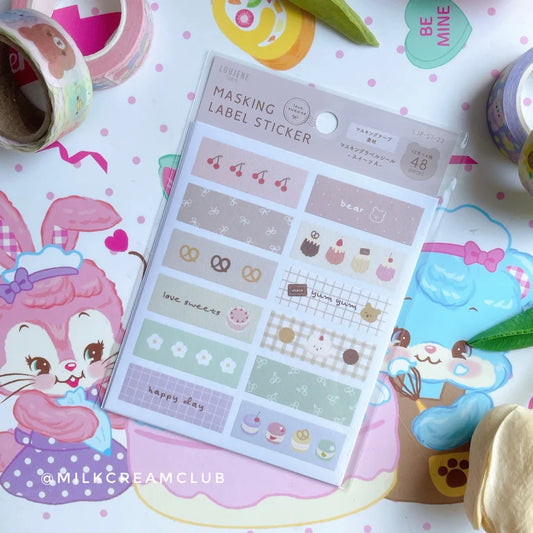 Sweets Masking Label sticker