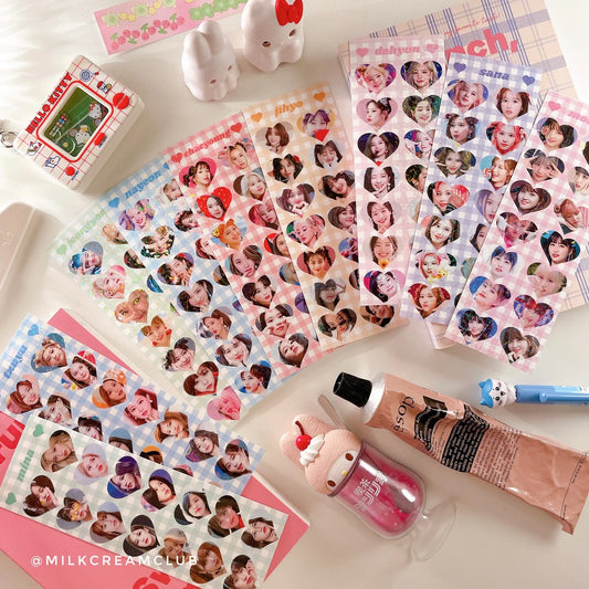 Twice Heart Sticker (Kpop Idol)