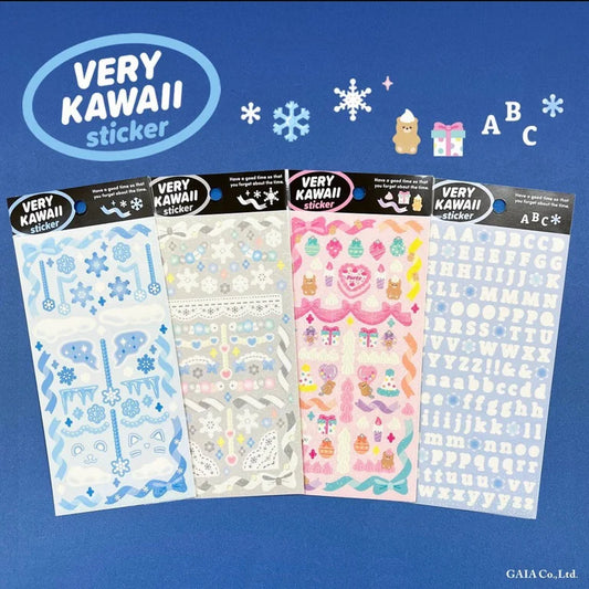 Very Kawaii Winter Sticker