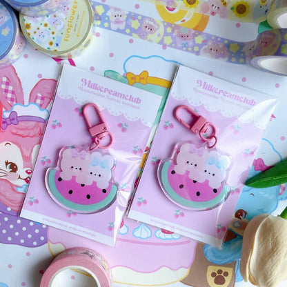 Watermelon Acrylic Keychain